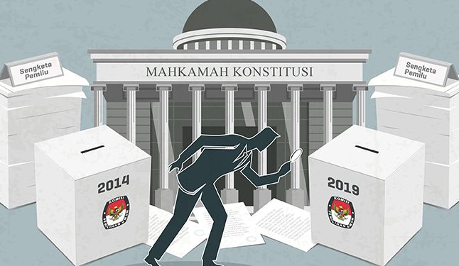 YANG NAMPAK DARI PANGGUNG SIDANG MK