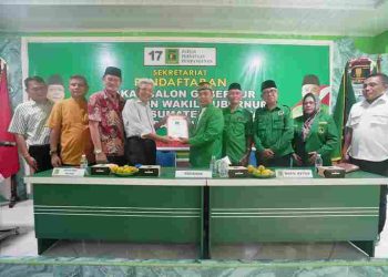 Mawardi Yahya Antarkan Berkas Formulir Cagub ke DPW PPP Sumsel