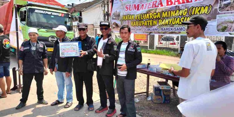 Peduli Korban Bencana Alam Sumbar, IKM Banyuasin Gelar Aksi Sosial Galang Dana