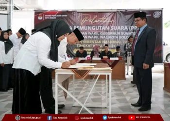 KPU Kota Solok Lantik 39 Anggota PPS Tingkat Kelurahan