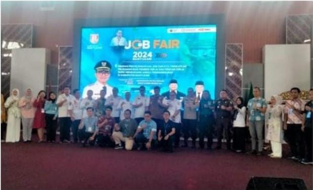 Kabag Log Polres Banyuasin Hadiri Kegiatan Job Fair