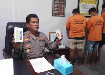 Tim Gabungan Reskrim Polresta Barelang dan Polsek Sekupang Tangkap Pelaku Yang Beraksi Di Jalan Sei Temiang