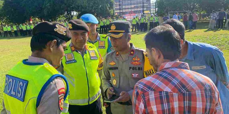 Judi Online Marak, Propam Polres Banyuasin Periksa HP Personil