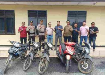 Pasca Pengembangan Kasus, Polres Solok Kembali Mengamankan 5 Unit Motor Curian