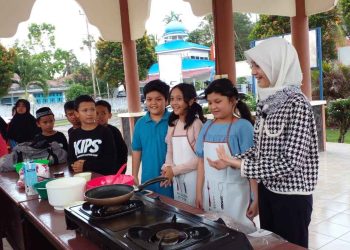 Kampung Inggris Panyakalan Adakan Cooking Clas Pembuatan Pancake