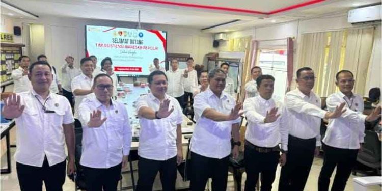 Ditipidnarkoba Bareskrim Polri Gelar Uji Petik Terkait Penanganan Narkoba di Mapolres Banyuasin