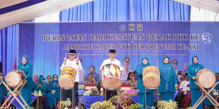 Peringatan Hari Kesatuan Gerak(HKG) PKK Ke-52 dan Jambore Kader PKK Berprestasi Ke-XXI Tahun 2024 Tingkat Provinsi Sumatera Barat