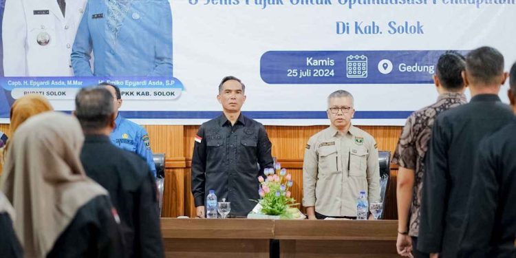 Tahun 2025 PemKab Solok akan Mendapat Bagi Hasil atas Pajak Kendaraan Bermotor dan Bea Balik Nama dengan Pembagian 66 %