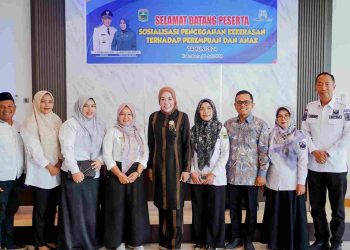 Emiko Epyardi Asda, SP Hadiri Kegiatan Sosialisasi Pencegahan Kekerasan Terhadap Perempuan dan Anak