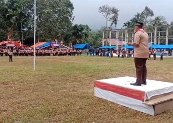 WALI NAGARI SARIAK ALAHAN TIGO MEMBUKA JAMBORE PRAMUKA