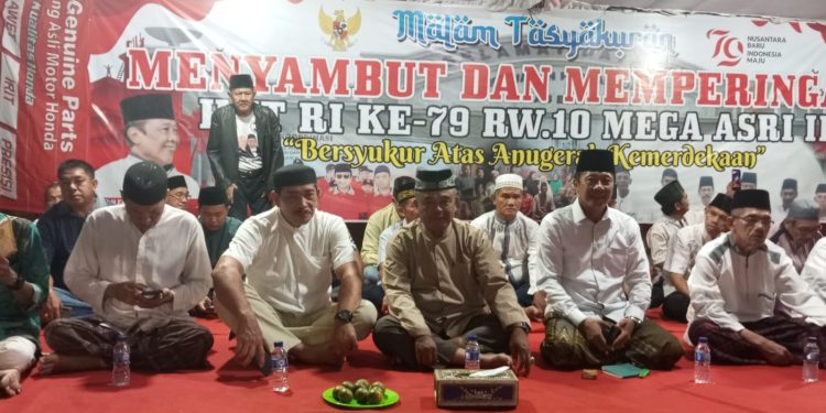 Menyambut HUT RI ke 79 Warga Perumahan Megah Asri II Adakan Malam Tasyakuran