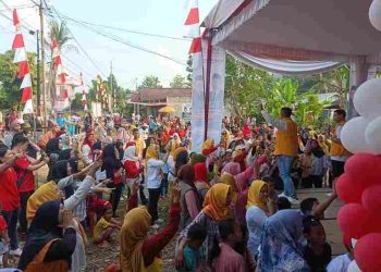 Ratusan Masyarakat Kelurahan Kali Serayu, Teriakkan ROIS Menang Menang Menang