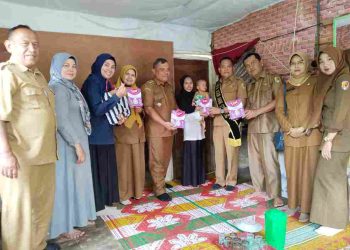 DPPKB Kota Solok Serahkan Bantuan BAAS Ke Baduta Arsyaka