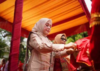 Tutup moment HUT RI 79, Pembina Bundo Kanduang Kabupaten Solok Membuka Lomba Bundo Kanduang Nagari Singkarak