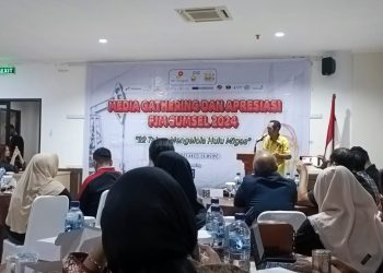 Kepala Departemen Formalitas dan Komunikasi SKK Migas Sumbagsel Buka Media Gathering dan Apresiasi Forum Jurnalis Migas (FJM) Sumsel 20