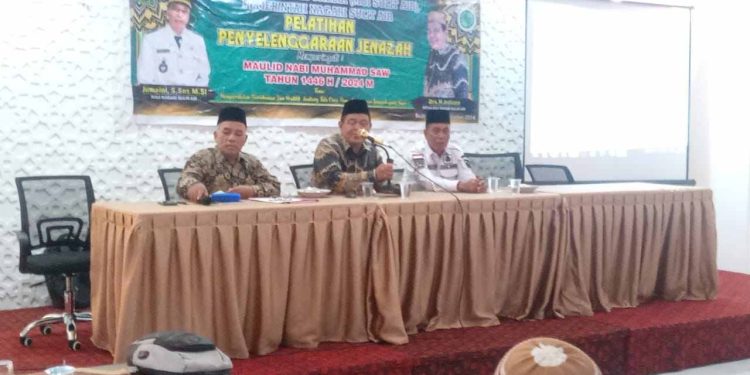 Pemerintahan Nagari dan MUI Nagari Sulit Air berikan Pelatihan Penyelenggaraan Jenazah kepada Masyarakat