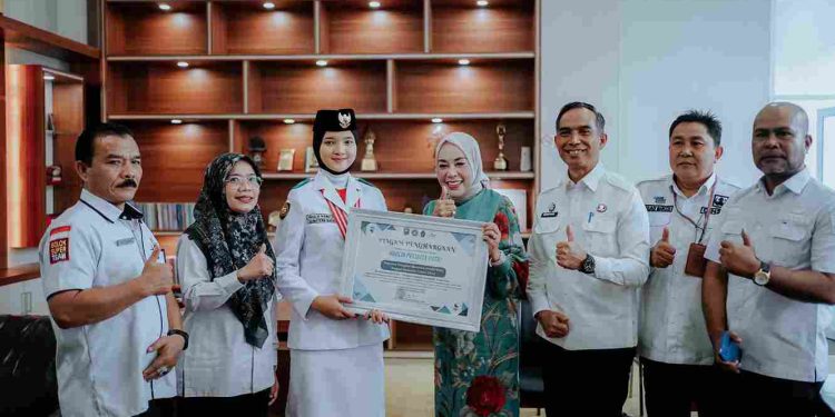 Pemkab Solok Sambut Kedatangan Maulia Permata Sari, Paskibraka Nasional Asal Kabupaten Solok