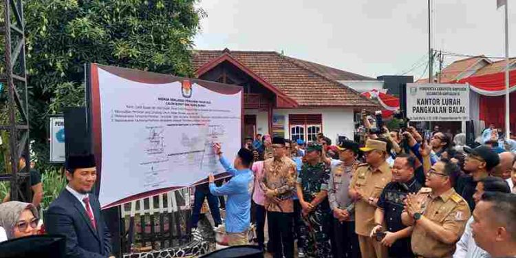 Paslon Bupati dan Wakil bupati Banyuasin Deklarasi Damai Pilkada untuk saling menghormati dan menjaga kondusifitas