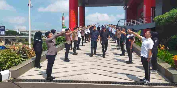 Polda Sumsel Adakan persiapan Farewell Parade Sertijab Kapolda