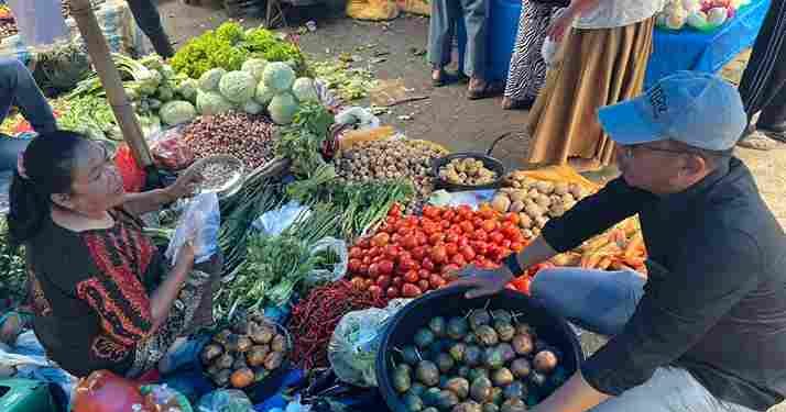 Pjs Bupati Solok Akbar Ali Kunjungi Pasar Tradisional Guguak