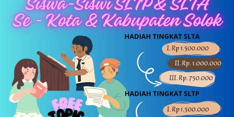 Lomba Story Telling And Speech Competition di KIPS. Ini Syaratnya.