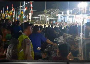 Langkah Strategis Polsek Tanjung Lago Laksanakan Cooling System dengan melaksanakan Pengamanan Kampanye Dialogis Paslon Bupati No. 1 Askolani – Neta (Asta)