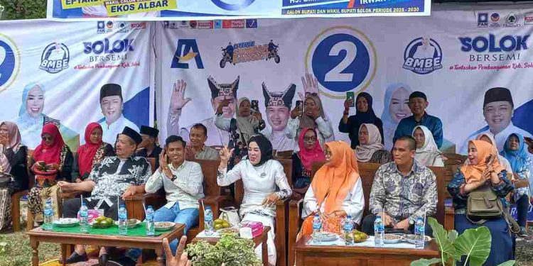 Perantau Nagari Saning Baka dukung Pasangan Hj.Emiko – Irwan Afriadi untuk menjadi Bupati Solok 2025 – 2030