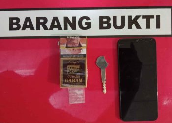 Warga IX Korong Diringkus Tim Satresnarkoba Polres Solok Kota Di Tangga Pasar Semi Moderen