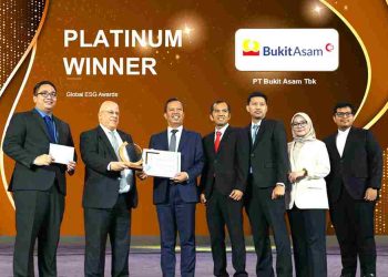 Bukit Asam (PTBA) Bawa Pulang Empat Penghargaan dari Global ESG Awards