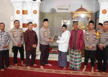 Safari Jum’at di Masjid Al Mu’min, Ini Imbauan Cooling System Kapolres Banyuasin