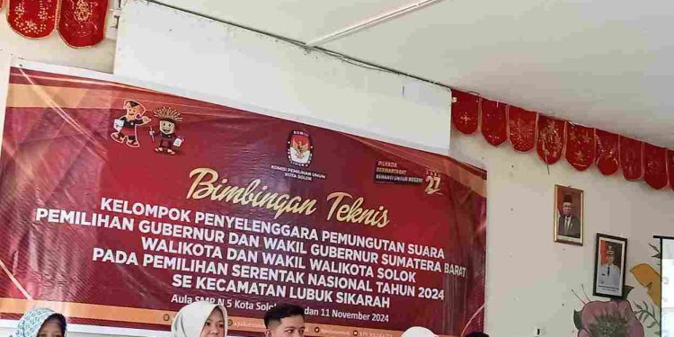 KPPS Kelurahan IX Korong Ikuti Bimtek Pemilihan Serentak 2024