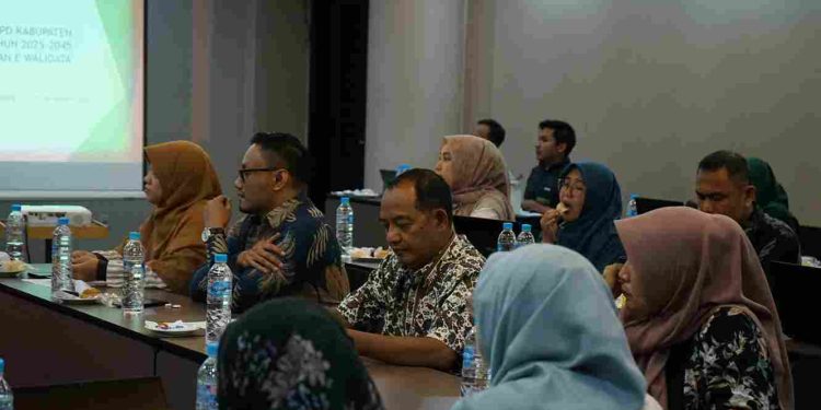 Pjs Bupati Solok Membuka Resmi Diseminasi RANPERDA RPJPD Kabupaten Solok tahun 2025-2045 Dan Coaching Clinic Pengisian E Walidata pada aplikasi SIPD