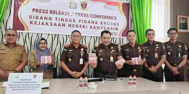 Kejari Banyuasin Berhasil Selamatkan Uang Negara Perkara TP Korupsi Pengelolaan Dana Korpri Banyuasin