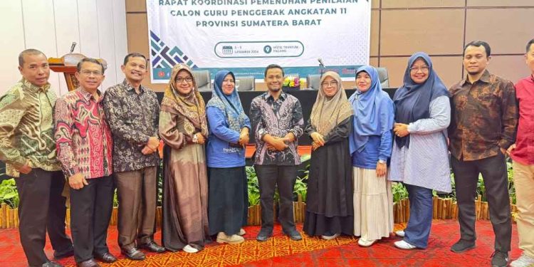 RAPAT KOORDINASI   PEMENUHAN PENILAIAN  CGP ANGKATAN 11 SUMBAR