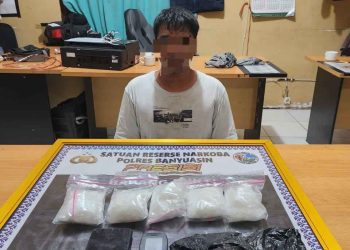 Penangkapan Bandar Narkoba di Desa Meranti Kecamatan Suak Tapeh Petugas Sempat Melepaskan Tembakan Peringatan Ke Udara