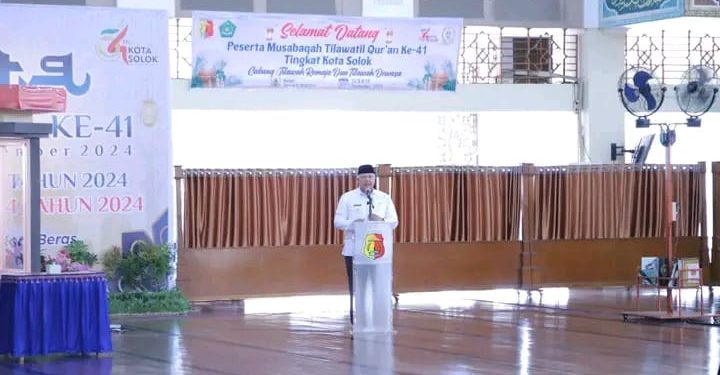 Wako Zul Elfian Umar Hadiri Pembukaan MTQ Nasional ke-41 Tingkat Kota Solok