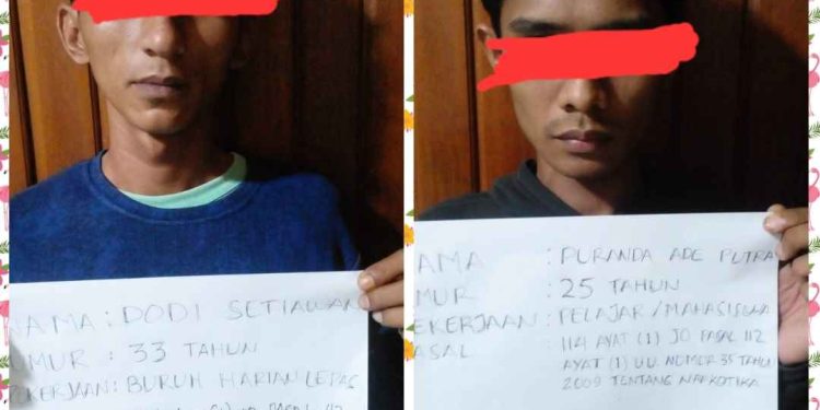 Tim Spider Polres Solok Meringkus Pelaku Penyalahgunaan Narkoba Di Tepi Jalan Aia Angek Bukit Kili Koto Baru Solok