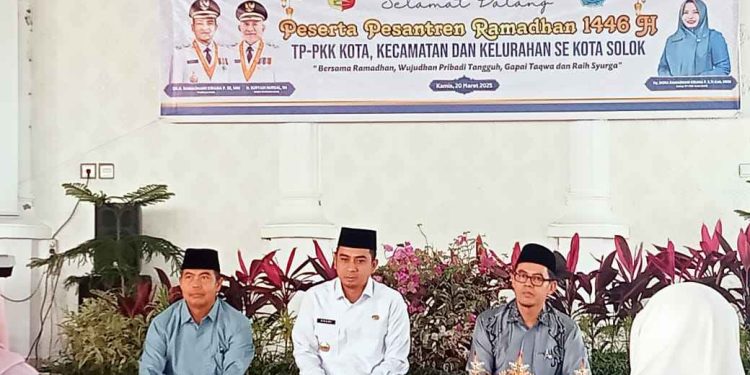 Wako Ramadhani Kirana Putra Buka Secara Resmi Pesantren Ramadhan 1446 H TP-PKK Kota Solok
