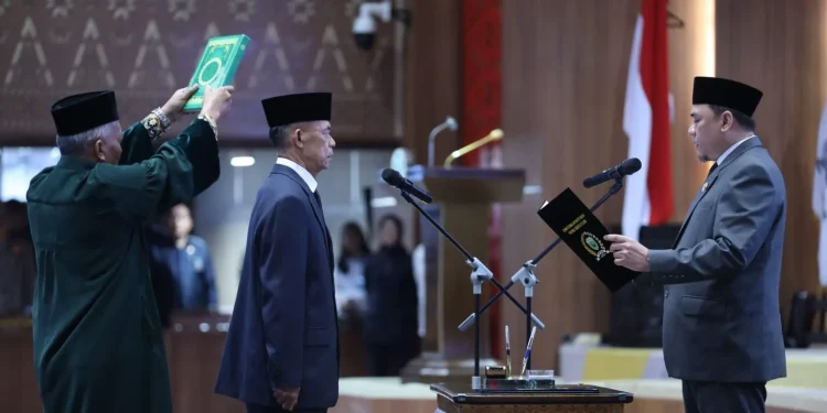 Ganjar Iman, SH.,MH Resmi Jadi Anggota DPRD Sumsel
