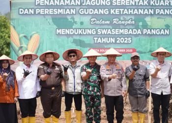Kota Solok Jadi Pusat Penanaman Jagung Serentak Sumatera Barat, Wali Kota Hadir Bersama Kapolda
