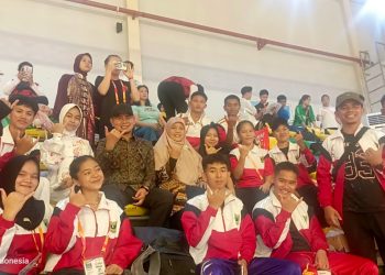 Wakil Wali Kota Bukittinggi Ibnu Asis, S.TP Beri Dukungan Penuh kepada Atlet Wushu Bukittinggi di Ajang POPNAS XVII DKI Jakarta 2025