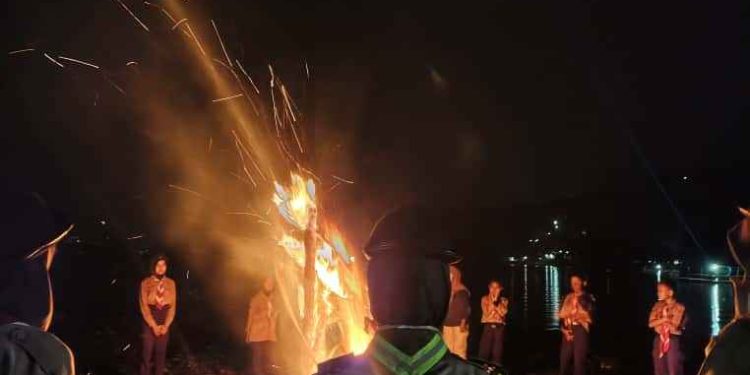 Siswa/Siswi SMP Negeri 3 Solok Ikuti Perjusami di Tikalak, Kecamatan X Koto Singkarak